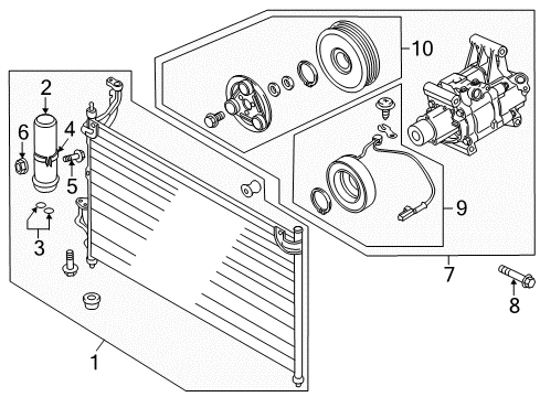 Mazda D572-61-481 Condenser Lower Insulator Mazda D572-61-481 Condenser Lower Insulator